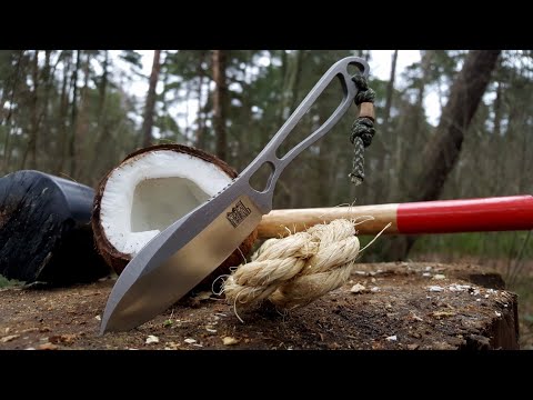 Видео: Нож КИТЕЖ ГРАД Первый цех. Уличный тест