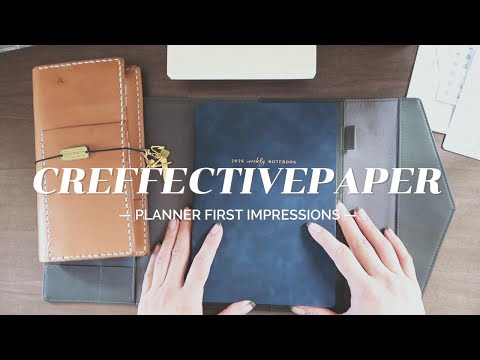 Видео: Распаковка планировщика | Еженедельный блокнот Creffectivepaper A5 2026