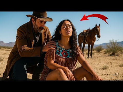 Видео: Прекрасная женщина-апачи упала с лошади и сломала ногу — лишь одинокий фермер предложил помощь