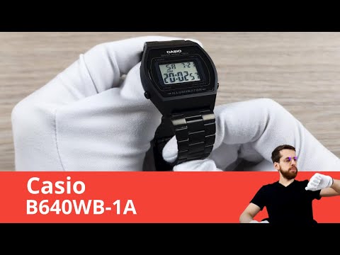Видео: Casio B640WB-1A - Обзор и Настройка