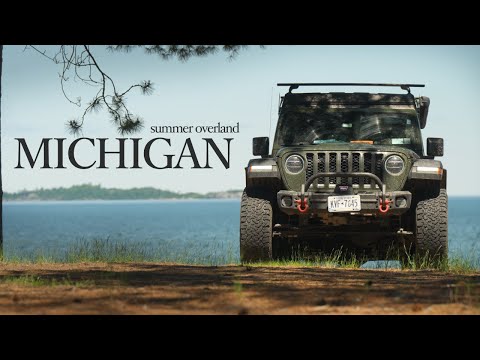 Видео: 8-дневный джип-кемпинг на Верхнем полуострове Мичигана.