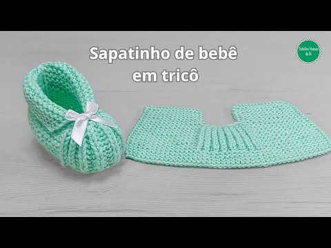 Видео: Вязание детских пинеток