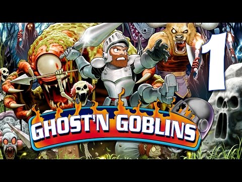 Видео: Ghosts'n Goblins Прохождение - Серия №1: "Единорог"