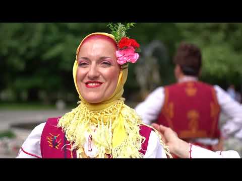 Видео: Фолклорен ансамбъл "Тунджа" - гр. Ямбол "Варненски мегдан" 2020