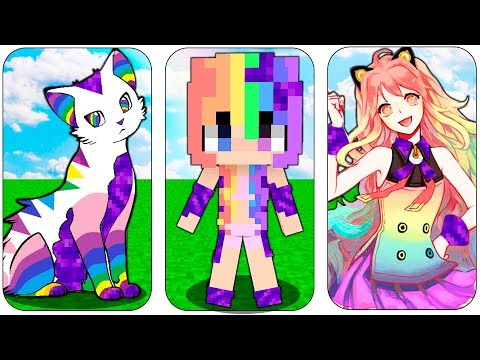 Видео: КАК МЕНЯЛАСЬ РАДУЖНЫЙ ПОРТАЛЬНЫЙ ОЦЕЛОТ И ЕЁ ЖИЗНЕННЫЙ ЦИКЛ МАЙНКРАФТ! ЭВОЛЮЦИЯ КОШКА  МОБ МАЙНКРАФТ