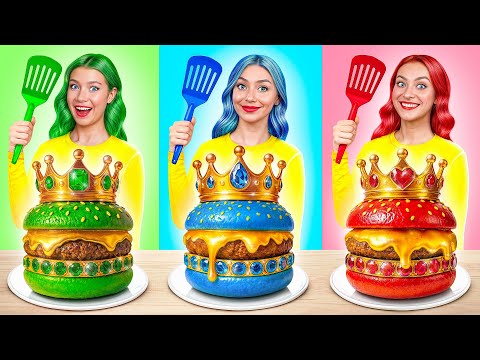 Видео: Девушка Изумруд, Рубин и Бриллиант | Кулинарный Челлендж от Multi DO Girls