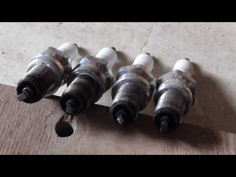 Видео: TA600 задний цилиндр клапана регулировка, меняю свечи \ 62