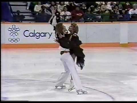 Видео: Bestemianova & Bukin Бестемьянова и Букин (URS) - 1988 Calgary, Ice Dancing, OSP (US ABC)