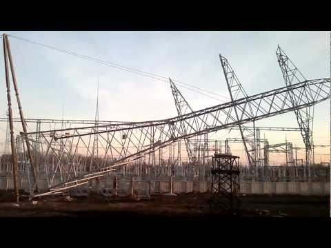 Видео: Подъем опоры