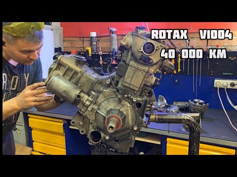 Видео: ROTAX V1004 40000 км. Разбираем!