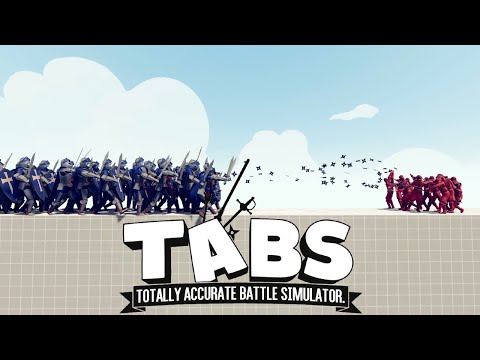 Видео: 10 НИНДЗЯ VS АРМИЙ В 100 чел !! - Totally Accurate Battle Simulator (TABS/ТАБС)