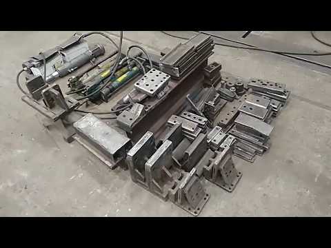 Видео: Помещение с оборудованием под стапель рамы и кабины грузовых авто, полуприцепов, микроавтобусов