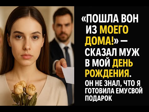 Видео: Муж выгнал меня из дома в день рождения, но один звонок юристу превратил его жизнь в настоящий ад