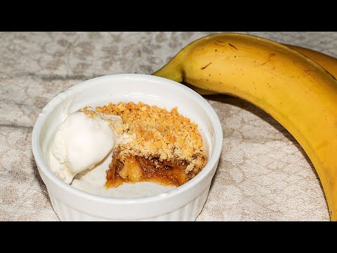 Видео: Секреты Вкуснейшей Выпечки с Бананами! 🍌 Банановый КРАМБЛ Простой Рецепт для ленивых