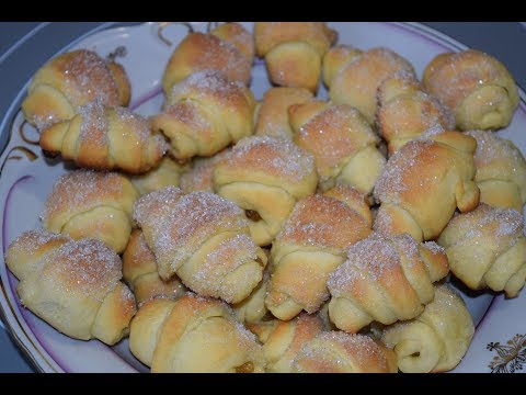 Видео: РОГАЛИКИ ИЗ ПЕСОЧНО-ДРОЖЖЕВОГО ТЕСТА // ОЧЕНЬ ВКУСНЫЕ И ВОЗДУШНЫЕ //