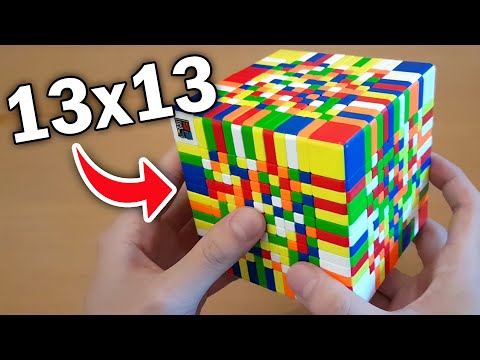 Видео: КАК Я СОБРАЛ ГИГАНТСКИЙ КУБИК РУБИКА 13X13
