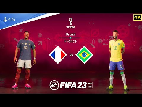 Видео: Бразилия против Франции | Финал ЧМ-2022 FIFA23