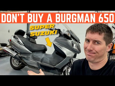 Видео: Вот почему вам НИКОГДА не следует покупать ДЕШЕВЫЙ Suzuki Burgman 650