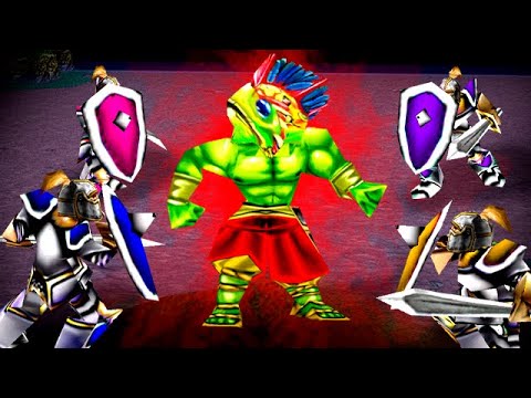 Видео: ЖECТЬ! Семеро на одного в Warcraft 3!