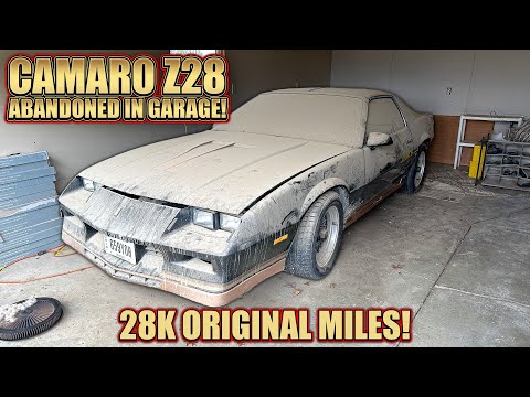 Видео: Первая мойка за 12 лет: ЗАБРОШЕННЫЙ Camaro Z28 с пробегом 28 тысяч! | Реставрация