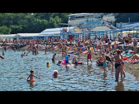 Видео: #АНАПА ПРОЗРАЧНОЕ МОРЕ. ЛЮДЕЙ ВСЁ БОЛЬШЕ. УТРЕННИЙ ПЛЯЖ ВЫСОКИЙ БЕРЕГ.