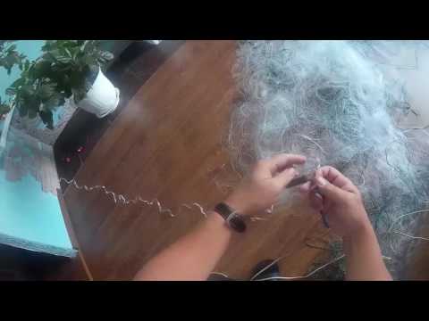 Видео: Рыбалка сетями, Новые сети, готовим к рыбалке. The new network , preparing for fishing .
