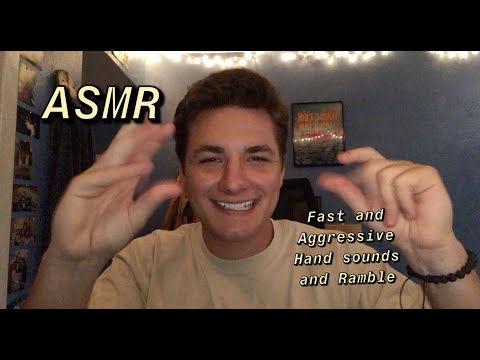 Видео: ASMR | Быстрые и агрессивные звуки рук и болтовня