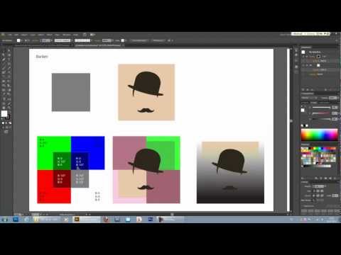 Видео: Работа с прозрачностью и режимы наложения в Иллюстраторе
