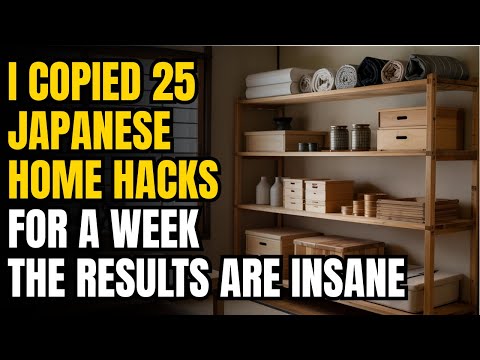 Видео: Я скопировал 25 японских домашних лайфхаков за неделю — результаты просто потрясающие