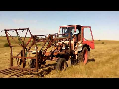 Видео: Т-16, самодельный кун, первые пробные работы.