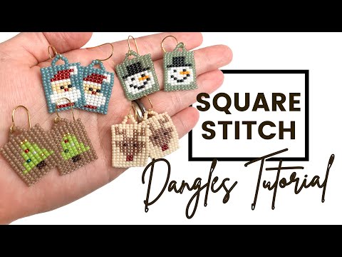 Видео: Учебное пособие по изготовлению подвесок из рождественского квадратного стежка — Ресурсы для начи...