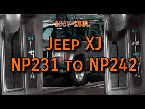 Видео: Jeep Cherokee — замена полного привода, 4x4 на AWD [NP231 на NP242] [XJ '96-'01] Модернизация раз...