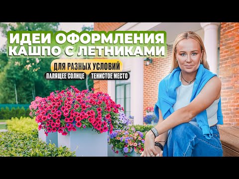 Видео: Идеи оформления кашпо с летниками для разных условий