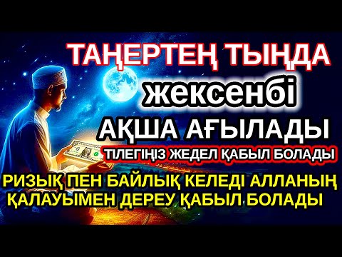 Видео: Тыңда Өте күшті дұға жексенбі, Алла бір күнде ойламаған ақша: байлық жібереді, ризығың көбейеді