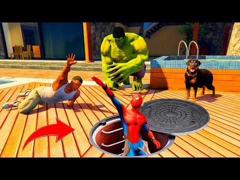 Видео: Франклин Өрмекші адамды ҚҰТҚАРДЫ (GTA V)