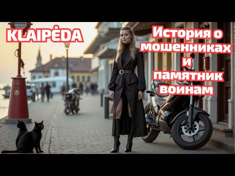 Видео: Klaipėda - по улицам. Аферы с БАДами, чёрные коты и Vitė #литва #klaipėda