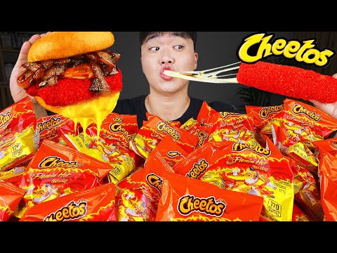 Видео: ASMR MUKBANG | гамбургер, Сырная палочка, Огненная лапша, хотдог рецепт блюда принимать пищу