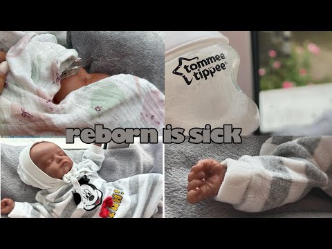 Видео: VLOG with reborn/ реборн заболел?/ Влог с куклой реборн/ Кукла реборн молд розали