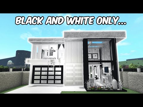 Видео: ЗДАНИЕ в БЛОКСБУРГЕ, но я могу использовать только ЧЕРНО-БЕЛЫЙ