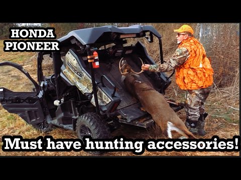 Видео: Honda Pioneer 1000-5 Охотничьи принадлежности. (Мой выбор из 8 лучших)