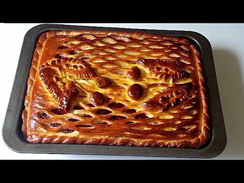 Видео: Дрожжевой пирог с вишней.