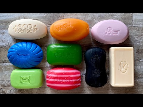 Видео: ASMR Soap cutting | Soap Carving|Резка мыла  | ASMR