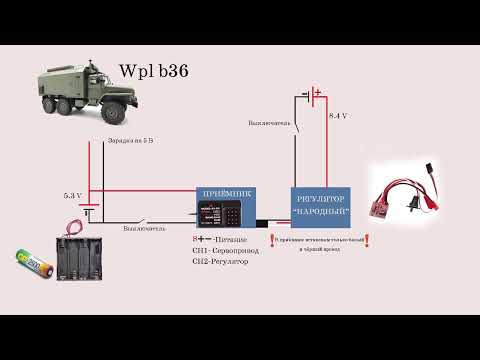 Видео: Урал - wpl b36, проблема с регулятором |#wpl b36 |#Урал |#Газ-66 |#Регулятор