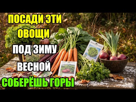 Видео: ЧТО ПОСЕЯТЬ ПОД ЗИМУ — СЕКРЕТ РАННЕГО УРОЖАЯ ДЛЯ ЛЕНИВЫХ!
