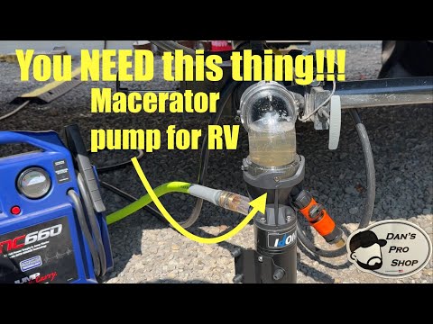 Видео: Насос-измельчитель для вашего автодома, как установить и как! ОБЯЗАТЕЛЬНО К ПРОДАЖЕ!