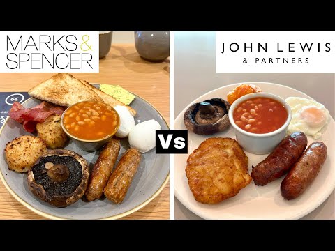 Видео: Завтрак Marks & Spencer против завтрака John Lewis — кто победит?