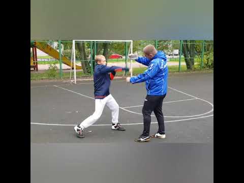 Видео: Тренировка с юным боксёром Федерация Бокса Санкт-Петербурга Тренер Тимур Исаев боксер Максим Волков