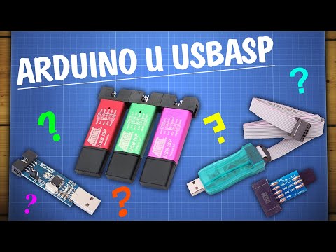 Видео: Работа с программатором USBAsp в Arduino IDE