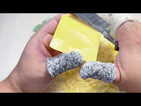 Видео: ASMR Soap cutting | Soap Carving|Резка мыла | ASMR