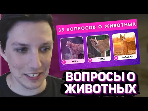 Видео: МАЗЕЛЛОВ СМОТРИТ: ВИКТОРИНА О ЖИВОТНЫХ / EMOJI COOL 😎